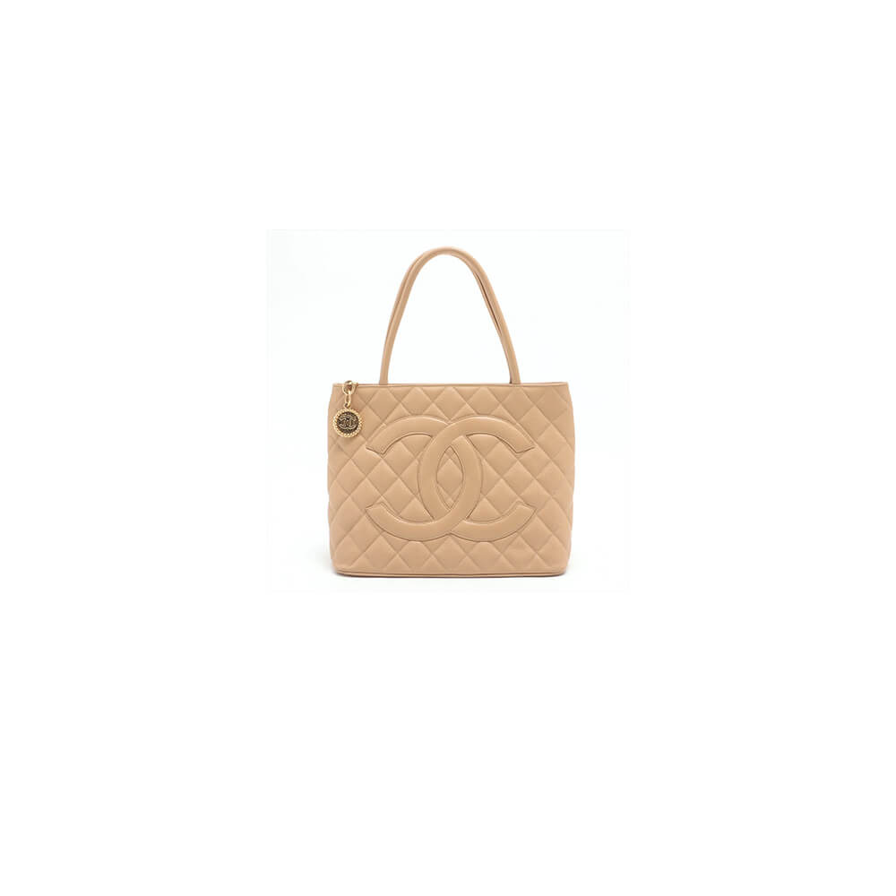 Ch*el medallion tote bag