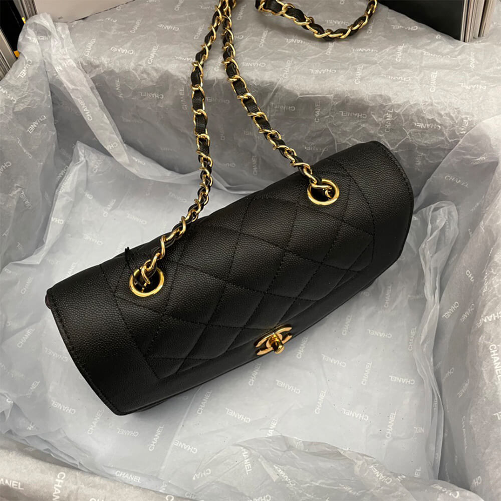 Ch*el vintage small diana flap bag