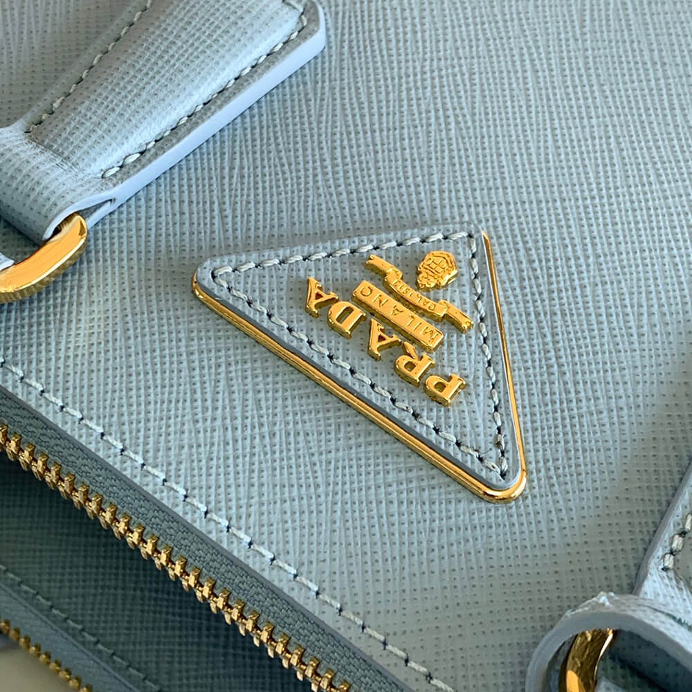 Pra*a galleria saffiano leather mini-bag